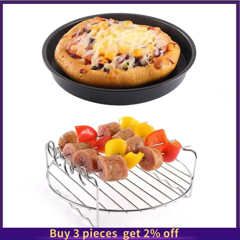 COME 5Pcs Air Fryer Accessories Stainless Steel Cooking Steaming Rack Air Fryer Steaming Rack Electric Fryer
COME 5Pcs Air Fryer Accessories Stainless Steel Cooking Steaming Rack Air Fryer Steaming Rack Electric Fryer