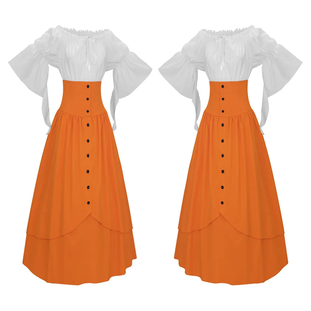 Medieval Retro Cosplay Costume Renaissance Elf Princess Lolita Dress Steampunk Gothic Ruffled Hem Pleated Party Skirts
Medieval Retro Cosplay Costume Renaissance Elf Princess Lolita Dress Steampunk Gothic Ruffled Hem Pleated Party Skirts