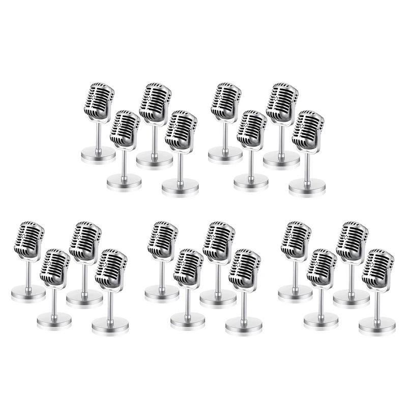 Hot Sale20pcs Retro Microphone Props Model Vintage Microphone Antique Microphone Toy Microphone Stage Table Decor,Silver
Hot Sale20pcs Retro Microphone Props Model Vintage Microphone Antique Microphone Toy Microphone Stage Table Decor,Silver