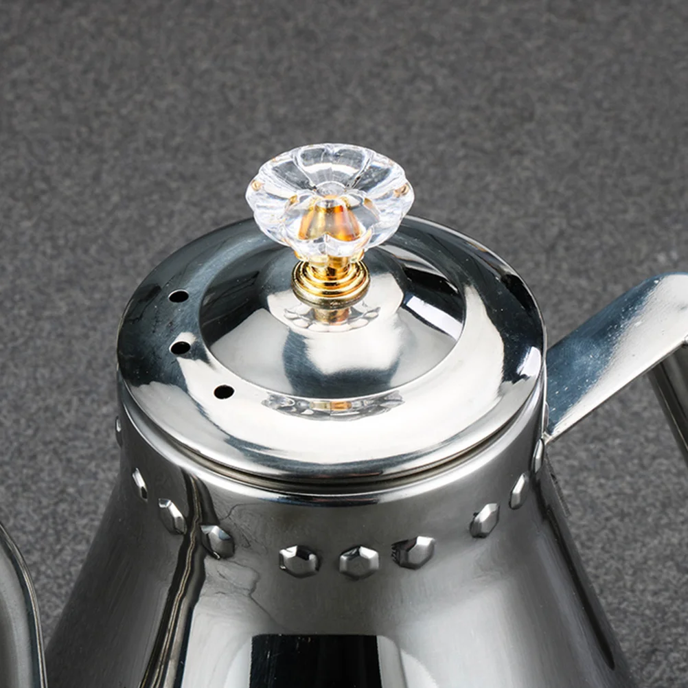 Stainless Steel Tea Pot Large Capacity Silver Heat Resistant Tea Kettle for Home Coffee Oatmeal Instant Soup
Stainless Steel Tea Pot Large Capacity Silver Heat Resistant Tea Kettle for Home Coffee Oatmeal Instant Soup