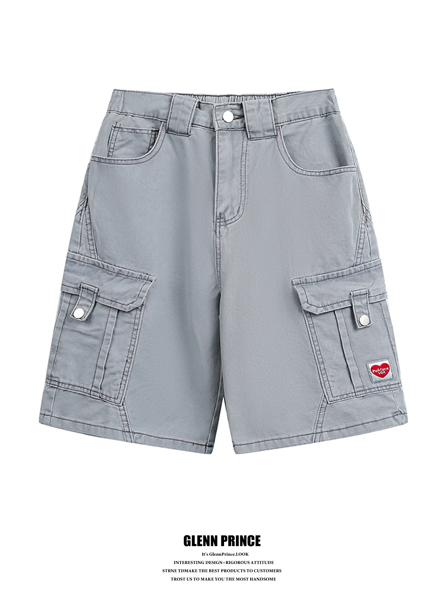 GPstudio American Style Workwear Washed Vintage Pocket Shorts Men Summer New Loose Casual Five-Quarter Pants City Commute
GPstudio American Style Workwear Washed Vintage Pocket Shorts Men Summer New Loose Casual Five-Quarter Pants City Commute