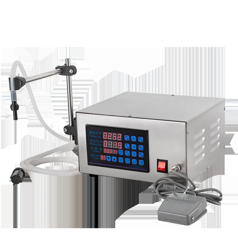 580 automatic quantitative wine canning machine small laundry detergent numerical control perfume vinegar liquid filling machine
580 automatic quantitative wine canning machine small laundry detergent numerical control perfume vinegar liquid filling machine