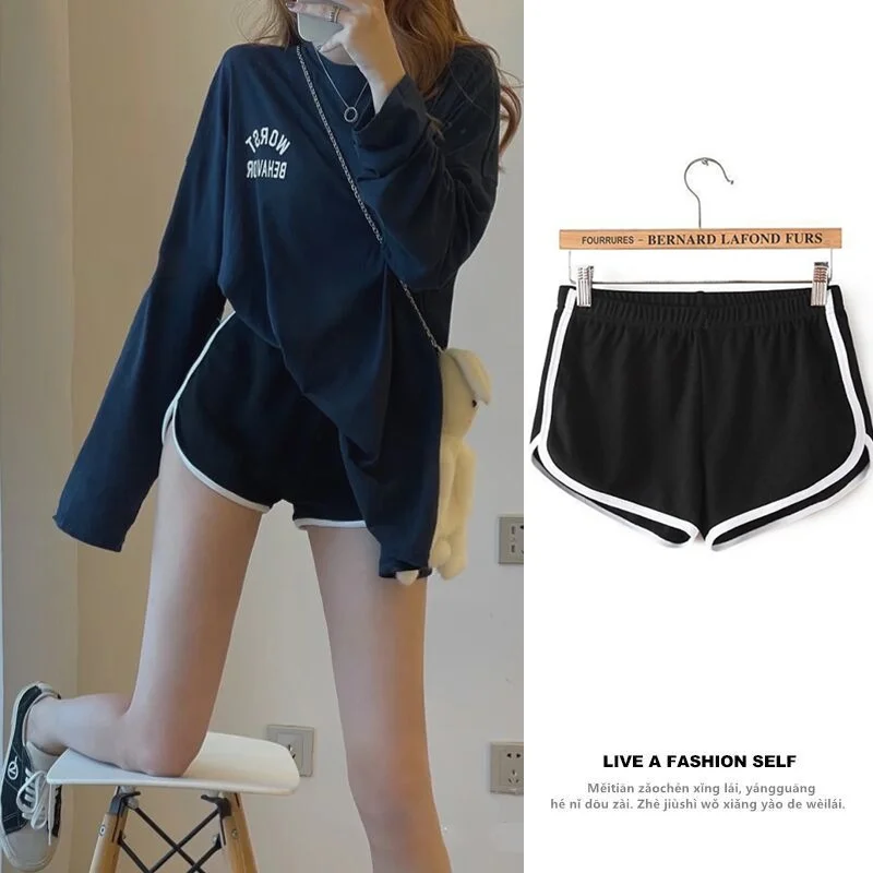 Sports Pants Women's Shorts Loose Wide-Leg Pants Summer Casual Slimming 2025 New Elastic Waist Contrast Color Ins Fashion Direct
Sports Pants Women's Shorts Loose Wide-Leg Pants Summer Casual Slimming 2025 New Elastic Waist Contrast Color Ins Fashion Direct