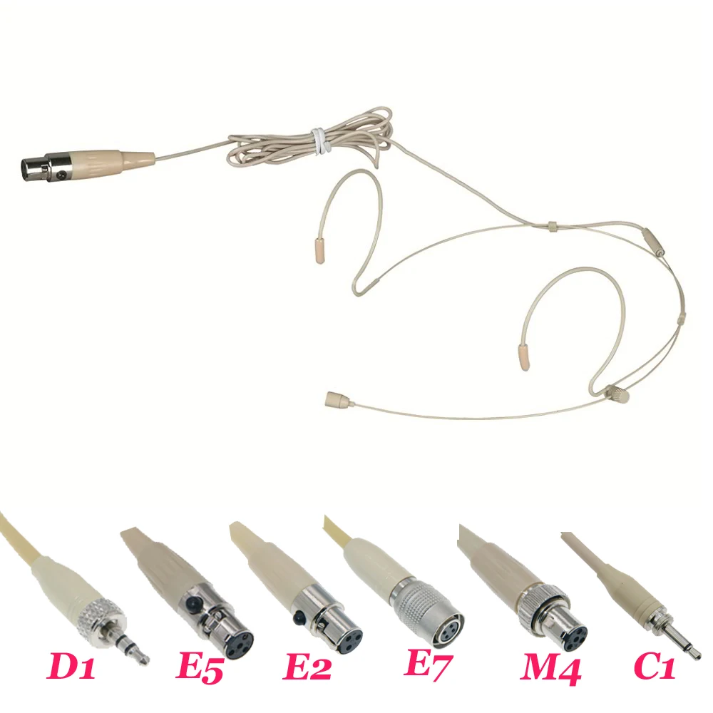 Lightweight Double Ears Hooks Headset For Shure Sennheiser AKG MiPro Audio Technica Wireless System High Quality HeadWorn 
Lightweight Double Ears Hooks Headset For Shure Sennheiser AKG MiPro Audio Technica Wireless System High Quality HeadWorn