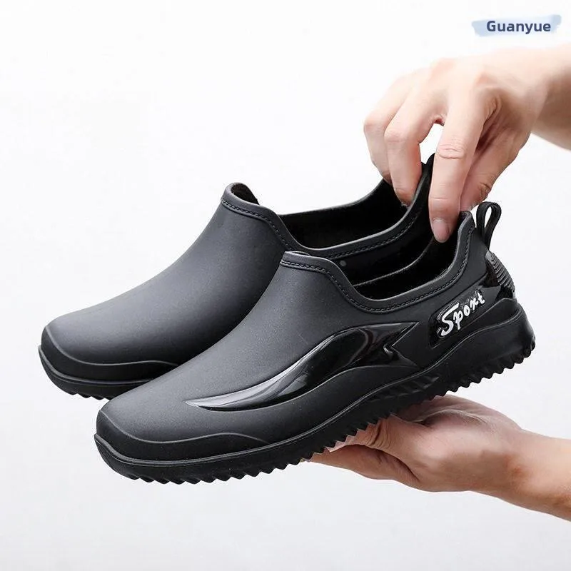 Men's Anti-Slip Wear-Resistant Low-Top Waterproof Work Shoes Kitchen Chef Work Boots Rain Boots Labor Protection Reflective
Men's Anti-Slip Wear-Resistant Low-Top Waterproof Work Shoes Kitchen Chef Work Boots Rain Boots Labor Protection Reflective
