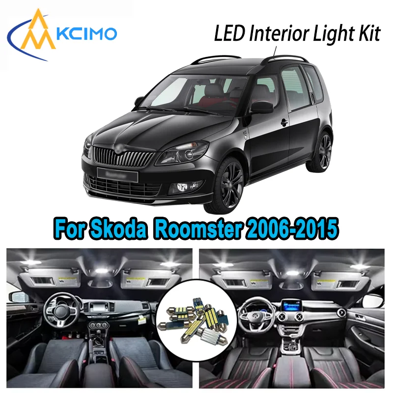 For Skoda Roomster 2006-2015 2007 2008 2009 2010 2011 2012 Interior LED Dome Map Trunk Light Kit Canbus Error Free Car LED Lamps
For Skoda Roomster 2006-2015 2007 2008 2009 2010 2011 2012 Interior LED Dome Map Trunk Light Kit Canbus Error Free Car LED Lamps