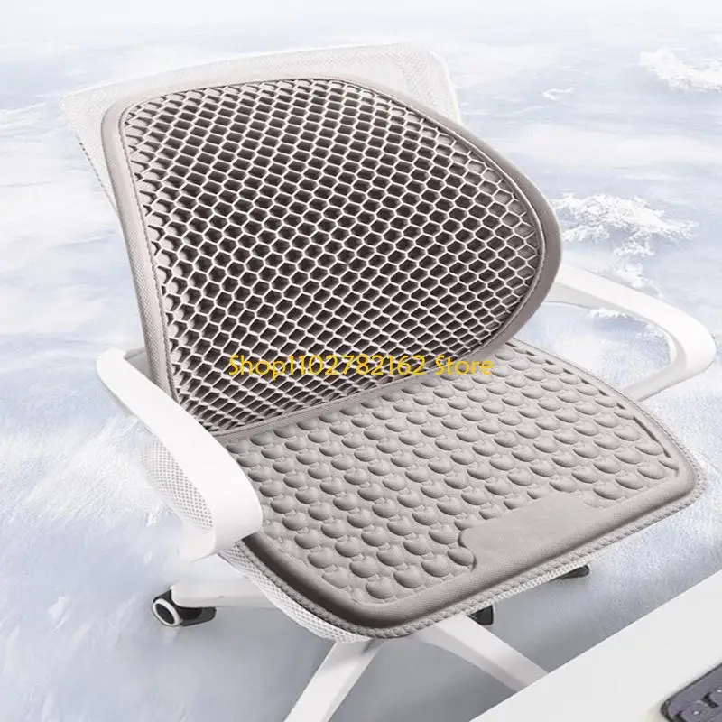 547B Space Suspension Technology Car Cushion With Honeycomb Cooling Gel And Ergonomic Lumbar Support for Long Drives
547B Space Suspension Technology Car Cushion With Honeycomb Cooling Gel And Ergonomic Lumbar Support for Long Drives