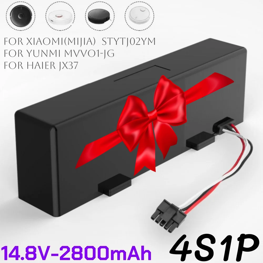 Li-ion Sweeper Battery for Xiaomi Mijia Mi Robot Vacuum-Mop P, Sweeping and Cleaning Robot, 18650 4S1P 14.8V 2800mAh STYTJ02YM
Li-ion Sweeper Battery for Xiaomi Mijia Mi Robot Vacuum-Mop P, Sweeping and Cleaning Robot, 18650 4S1P 14.8V 2800mAh STYTJ02YM
