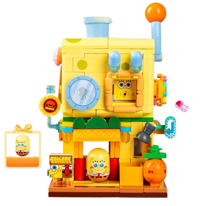 SpongeBob SquarePants Building Blocks City Streetview Hamburger House Art Gallery Ice Cream Shop Model Bricks Kid DIY Toys Gifts
SpongeBob SquarePants Building Blocks City Streetview Hamburger House Art Gallery Ice Cream Shop Model Bricks Kid DIY Toys Gifts