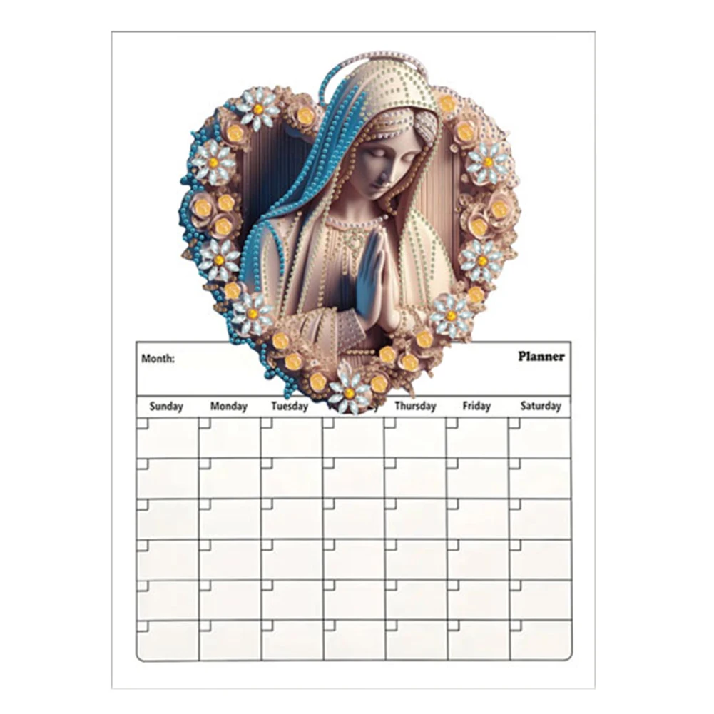 Special Shaped Beautiful Pattern Diamond Painting Wall Calendar Fridge Magnet 5D DIY Diamond Art Monthly Planner for Beginners
Special Shaped Beautiful Pattern Diamond Painting Wall Calendar Fridge Magnet 5D DIY Diamond Art Monthly Planner for Beginners