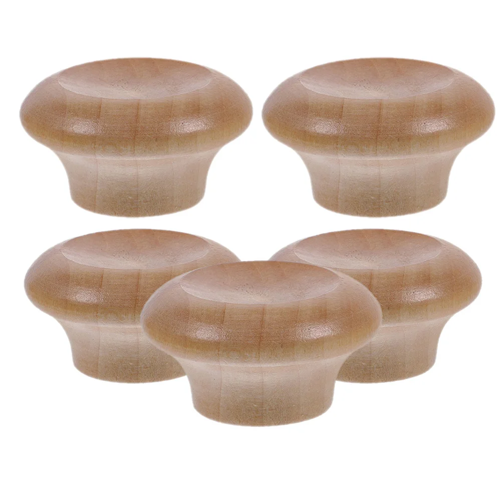 5Pcs Wood Pan Lid Knobs Universal Heat-Resistant Replacement Handles for Pot Lid Kitchen Cookware Accessories
5Pcs Wood Pan Lid Knobs Universal Heat-Resistant Replacement Handles for Pot Lid Kitchen Cookware Accessories
