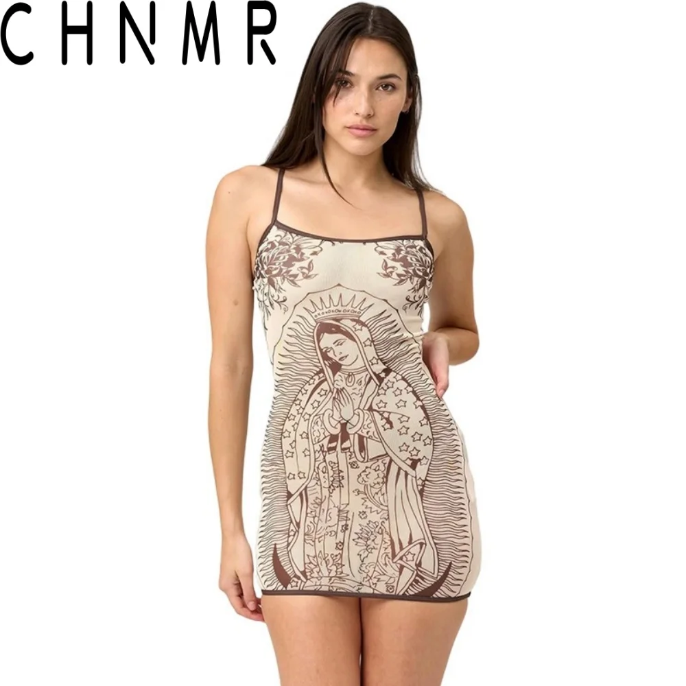 CHNMR Sexy High Elasticity Bodycon Mini Dress Women Art Print Off Shoulder Sleeveless Bakcless Dresses Summer New Trend Vestidos
CHNMR Sexy High Elasticity Bodycon Mini Dress Women Art Print Off Shoulder Sleeveless Bakcless Dresses Summer New Trend Vestidos