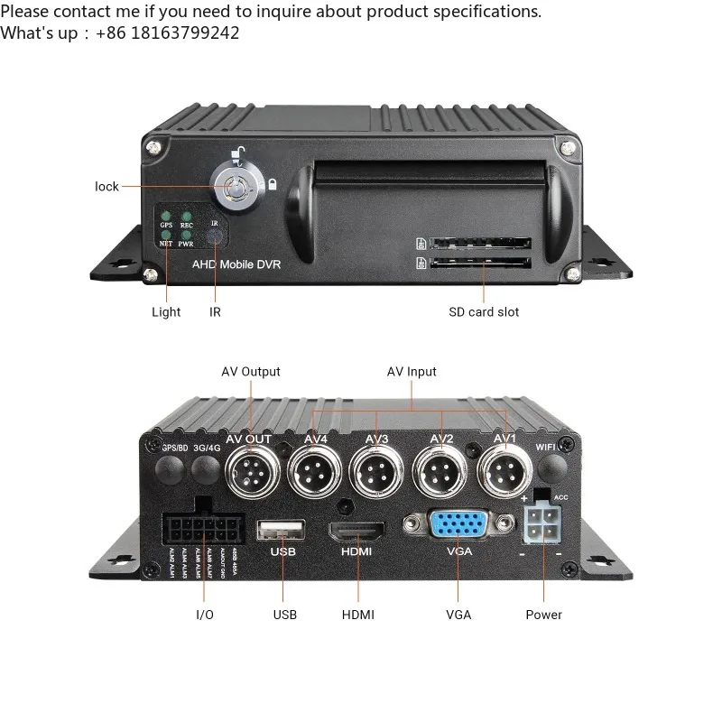 Fleet Management 4 Channel AHD Mobile DVR Kit|360° Blind Spot mon itoring|G P S Night Vision Vehicle cam era System for Truck Bu
Fleet Management 4 Channel AHD Mobile DVR Kit|360° Blind Spot mon itoring|G P S Night Vision Vehicle cam era System for Truck Bu