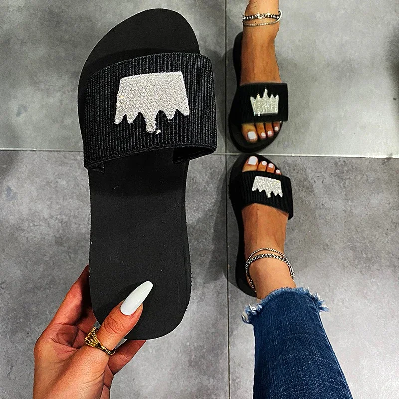 Summer Slippers Sequins Decor House Slippers 2025 Stylish Wedges Platform Slides Woman Daily Outside Soft Bottom Sandals Mujer
Summer Slippers Sequins Decor House Slippers 2025 Stylish Wedges Platform Slides Woman Daily Outside Soft Bottom Sandals Mujer