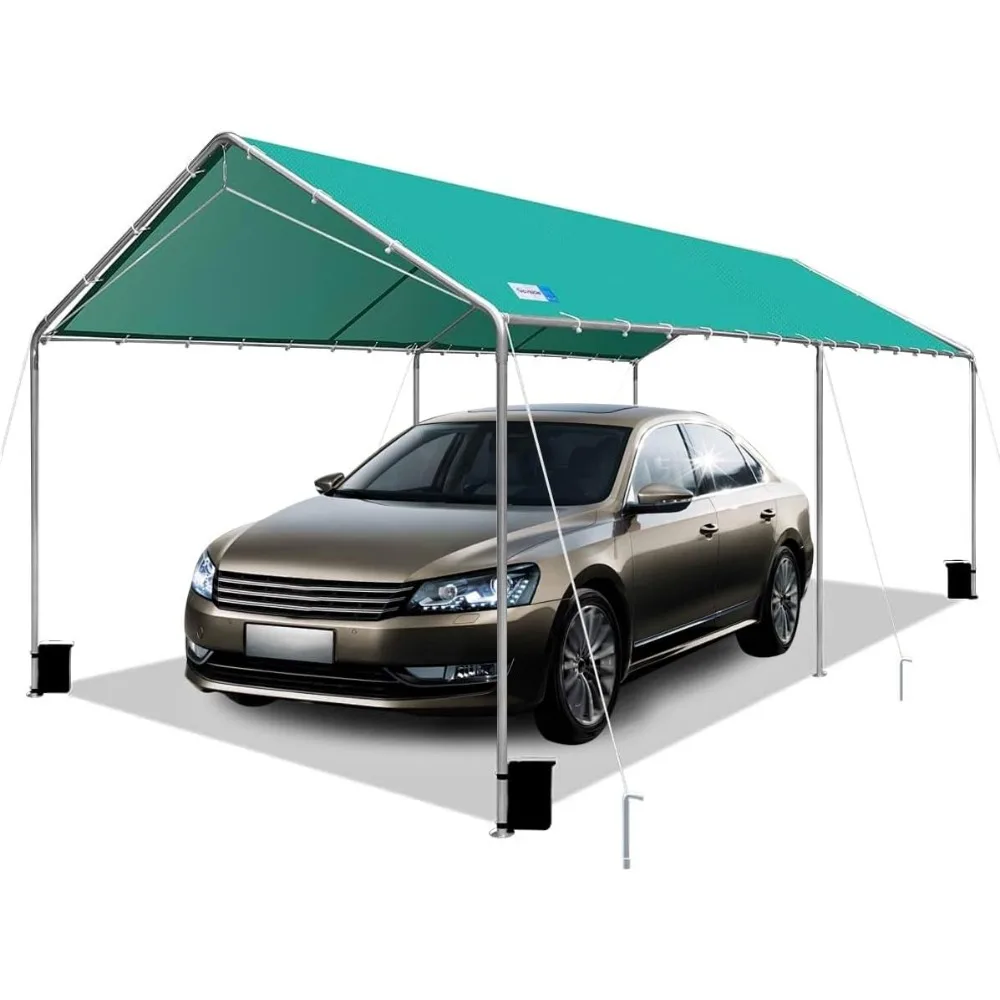 Carport Canopy 10'x20' Heavy Duty Carport, Waterproof & UV Protected Garage Top Tarp Shelter Cover with Reinforced Steel Cables,
Carport Canopy 10'x20' Heavy Duty Carport, Waterproof & UV Protected Garage Top Tarp Shelter Cover with Reinforced Steel Cables,