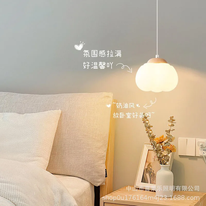 Cream wind cotton bedside chandelier modern simple pumpkin children's room bedroom chandelier led master bedroom small chandelie
Cream wind cotton bedside chandelier modern simple pumpkin children's room bedroom chandelier led master bedroom small chandelie