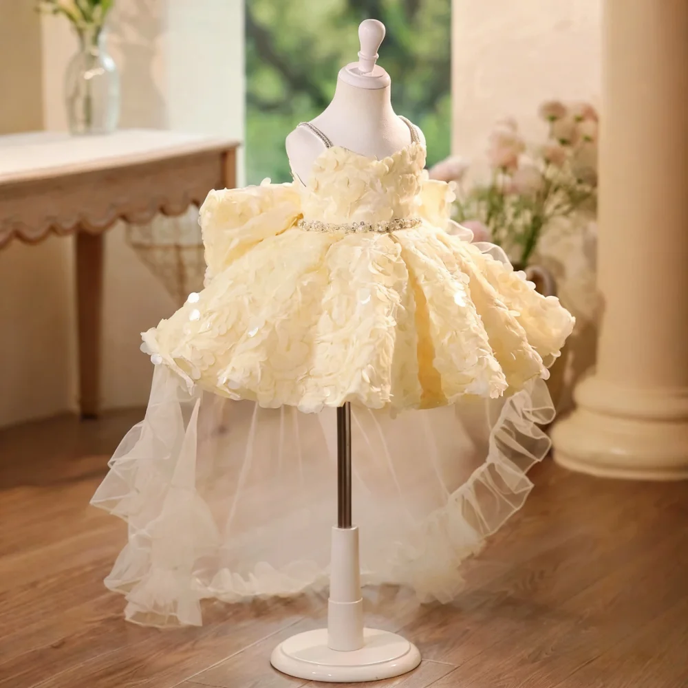 2026 Flower Girl Wedding Dress Girls Party Gown Outfit Piano Recital Princess Formal Costume Children Host Pageant Performance
2026 Flower Girl Wedding Dress Girls Party Gown Outfit Piano Recital Princess Formal Costume Children Host Pageant Performance