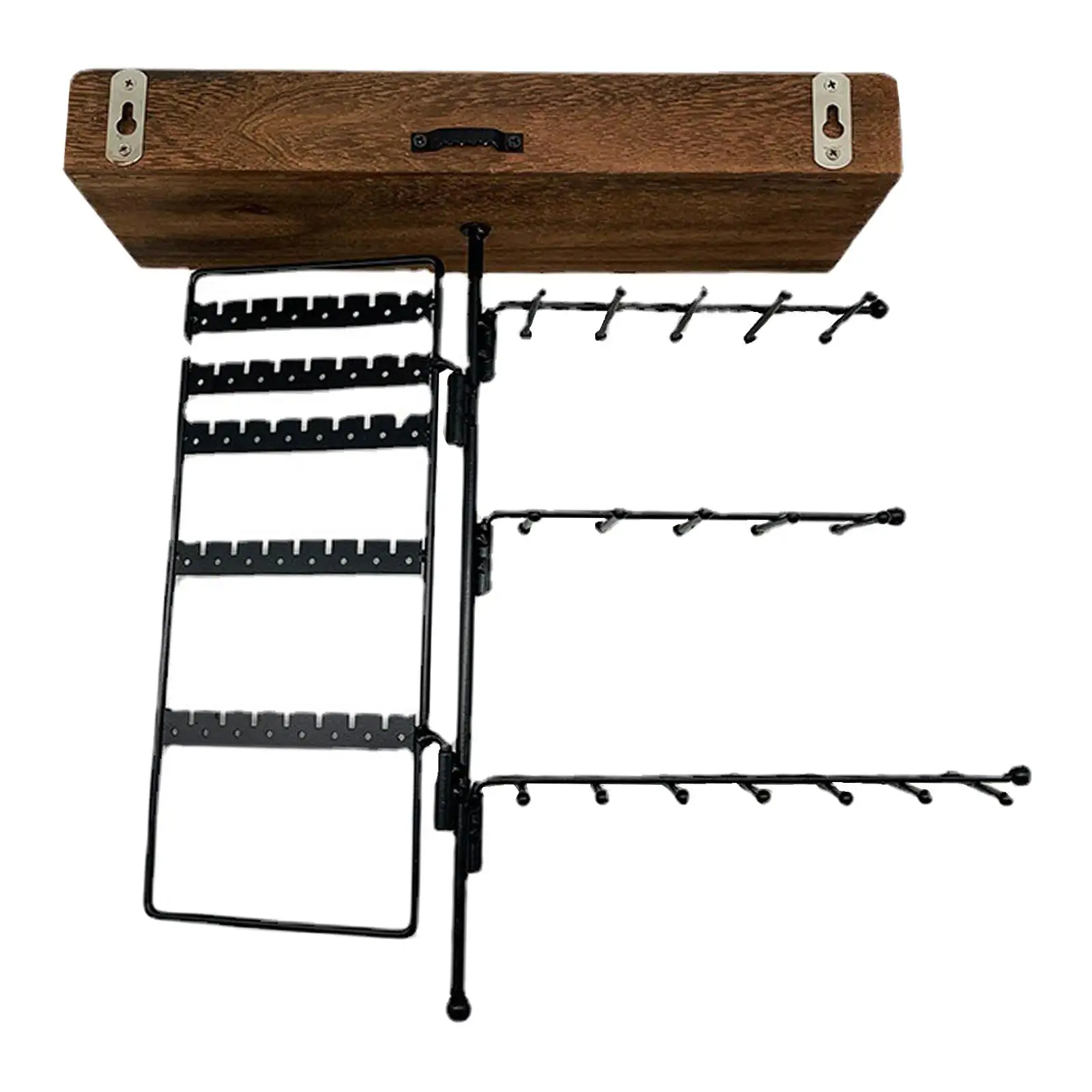 Wall Mounted Jewelry Display Rack, Multi Tier Holder Organizer Jewelry Tree for Dresser Live Broadcasting Bedroom Dormitory
Wall Mounted Jewelry Display Rack, Multi Tier Holder Organizer Jewelry Tree for Dresser Live Broadcasting Bedroom Dormitory
