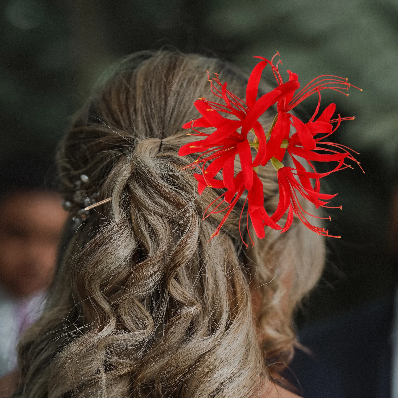 Red Handmade Hairpin Lily Flower Design Bun Hairstyles Metal Chinese Hanfu Accessories Gift Idea Women Hair Decorations
Red Handmade Hairpin Lily Flower Design Bun Hairstyles Metal Chinese Hanfu Accessories Gift Idea Women Hair Decorations