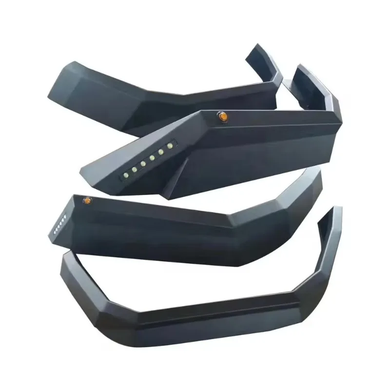 4PCS Black Aluminum Alloy Fender Flare Front Rear Kit for Wrangler JL 2018+
4PCS Black Aluminum Alloy Fender Flare Front Rear Kit for Wrangler JL 2018+