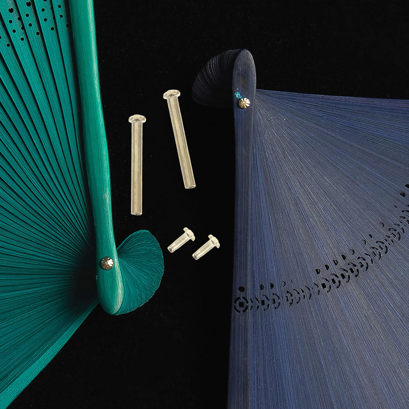 10 Sets Fan Nail Accessories Hand Fan Repair Kit Folding Shaft Replacement Paper Iron Rivet Sturdy Portable DIY Bamboo Wood Fans
10 Sets Fan Nail Accessories Hand Fan Repair Kit Folding Shaft Replacement Paper Iron Rivet Sturdy Portable DIY Bamboo Wood Fans