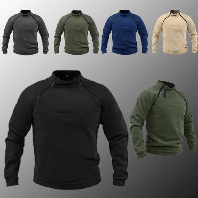 Military Tactical Hunting Clothes For Men Plush Fabric Solid Pullovers Men's Clothing Outdoor Male Movement Long Sleeved Hoodie
Military Tactical Hunting Clothes For Men Plush Fabric Solid Pullovers Men's Clothing Outdoor Male Movement Long Sleeved Hoodie