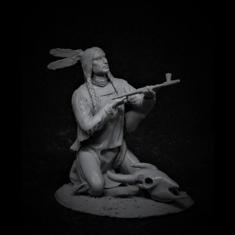 Resin soldier 1/24 75mm SACRED PIPE ancient warrior soldier Model Unassambled Unpainted Figure Building Kit
Resin soldier 1/24 75mm SACRED PIPE ancient warrior soldier Model Unassambled Unpainted Figure Building Kit
