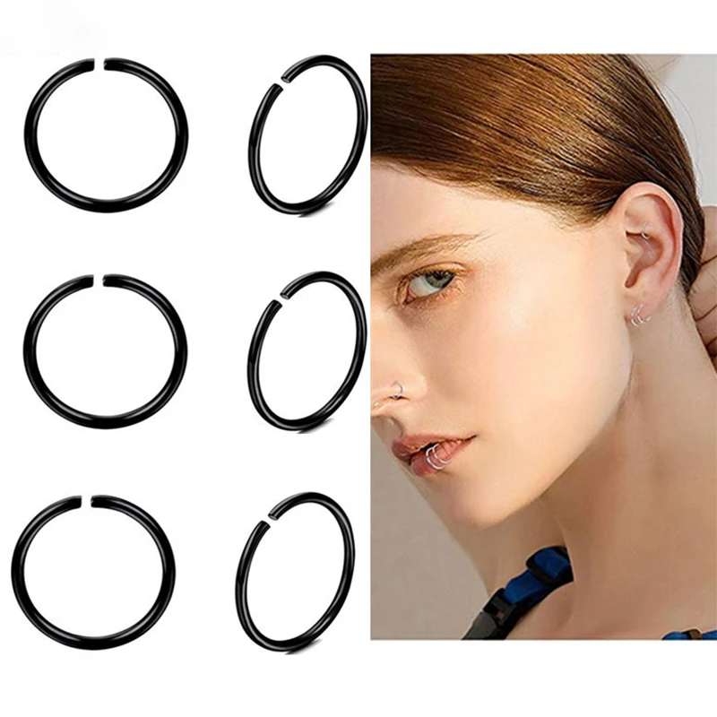 Steel Body Jewelry Ear Piercings - Helix Eyebrow Lip Labret Rings Tragus Barbell Earring for Fashionable Accessory
Steel Body Jewelry Ear Piercings - Helix Eyebrow Lip Labret Rings Tragus Barbell Earring for Fashionable Accessory