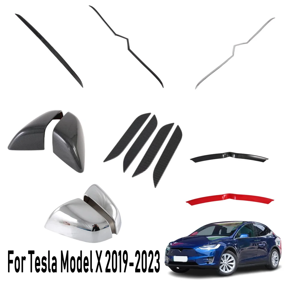 Strip Frame Rear Rearview Mirror Grille Engine Trim Handle Cover Accessories-ModelX For Tesla Model X 2019 2020 2021 2022-2023
Strip Frame Rear Rearview Mirror Grille Engine Trim Handle Cover Accessories-ModelX For Tesla Model X 2019 2020 2021 2022-2023