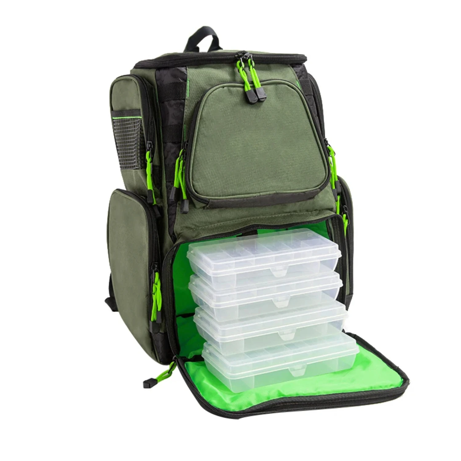 Fishing Tackle Backpack Waterproof Heavy Duty Fishing with Multiple Compartments Large Capacity Tackle
Fishing Tackle Backpack Waterproof Heavy Duty Fishing with Multiple Compartments Large Capacity Tackle