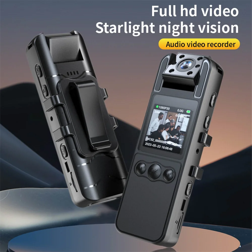 NEW 1080P HD Mini Camera Portable Digital Video Recorder BodyCam 180 Rotating Infrared Night Vision Police Cam Small Camcorder
NEW 1080P HD Mini Camera Portable Digital Video Recorder BodyCam 180 Rotating Infrared Night Vision Police Cam Small Camcorder