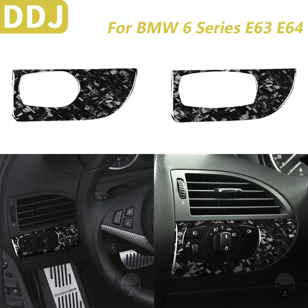 For BMW 6 Series E63 E64 M6 2004-2010 Forged Carbon Fiber Headlight Switch Panel Trim Cover Car Accessories Interior Sticker
For BMW 6 Series E63 E64 M6 2004-2010 Forged Carbon Fiber Headlight Switch Panel Trim Cover Car Accessories Interior Sticker