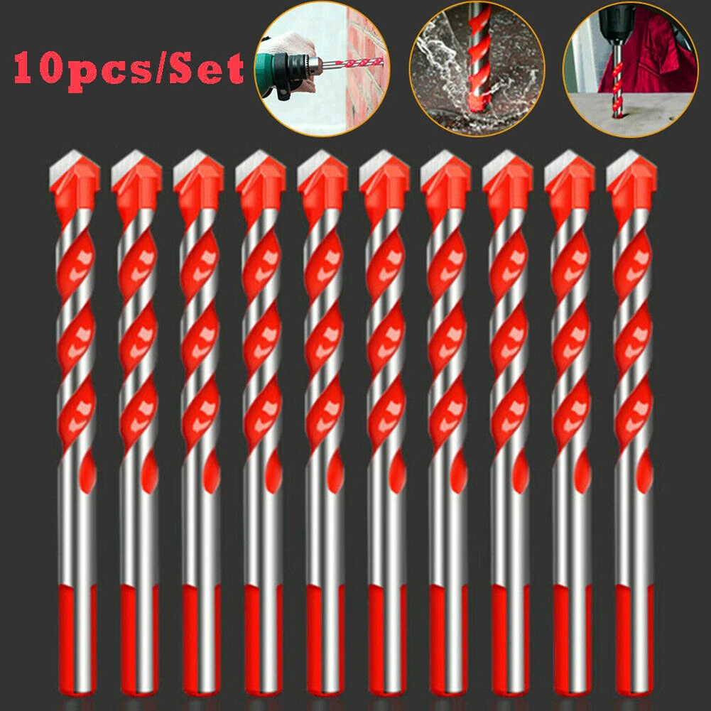 6-piece Orange Carbide King Diamond 6mm Tile Wall Glass Drilling Tool Drill Bit Set 100mm Long Triangular Drill Bits
6-piece Orange Carbide King Diamond 6mm Tile Wall Glass Drilling Tool Drill Bit Set 100mm Long Triangular Drill Bits