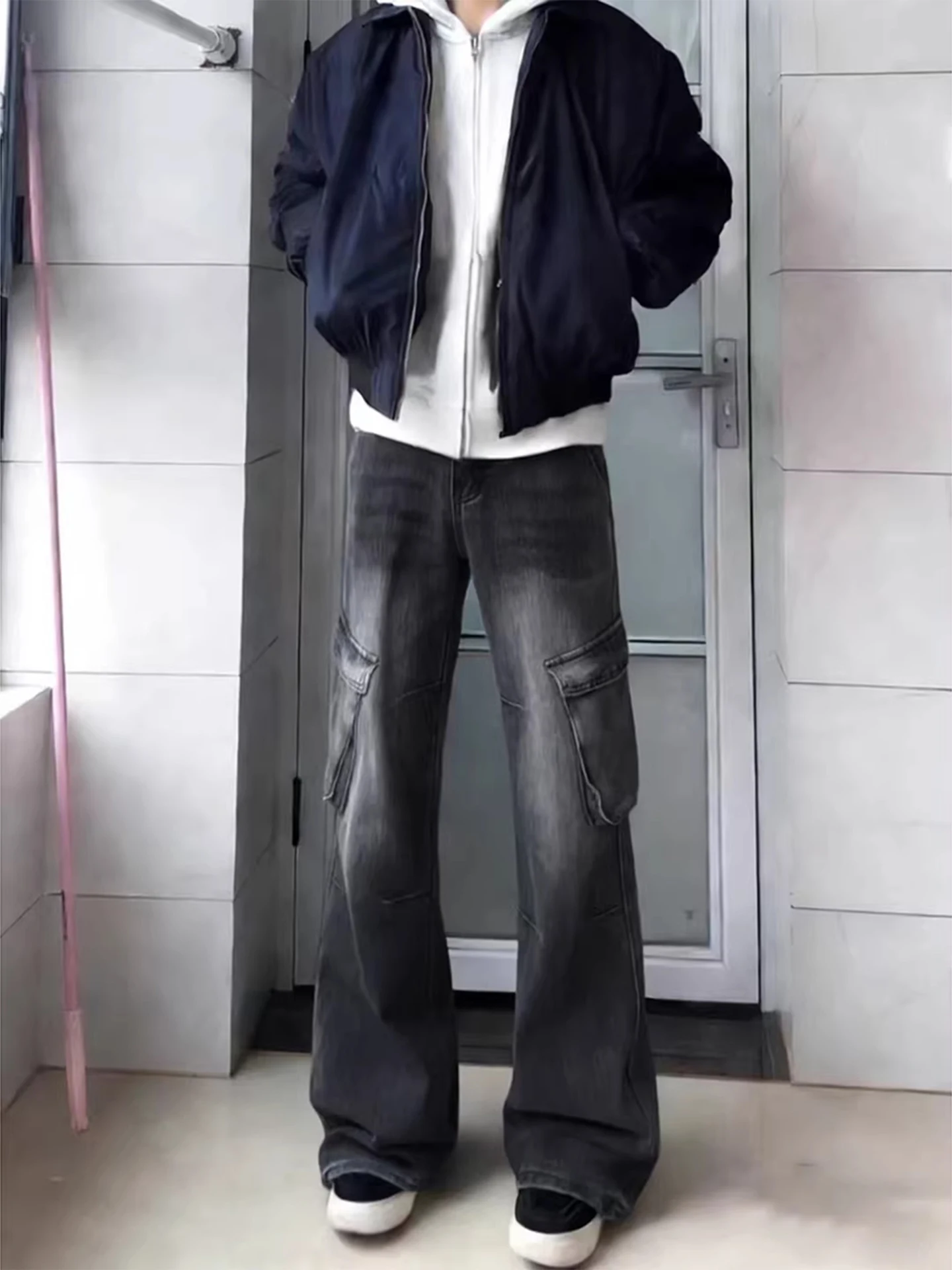 Black Bamboo Node Workwear Jeans Men's Spring Autumn American High Street Multi Pocket Pants Premium Feeling Flared Pants
Black Bamboo Node Workwear Jeans Men's Spring Autumn American High Street Multi Pocket Pants Premium Feeling Flared Pants