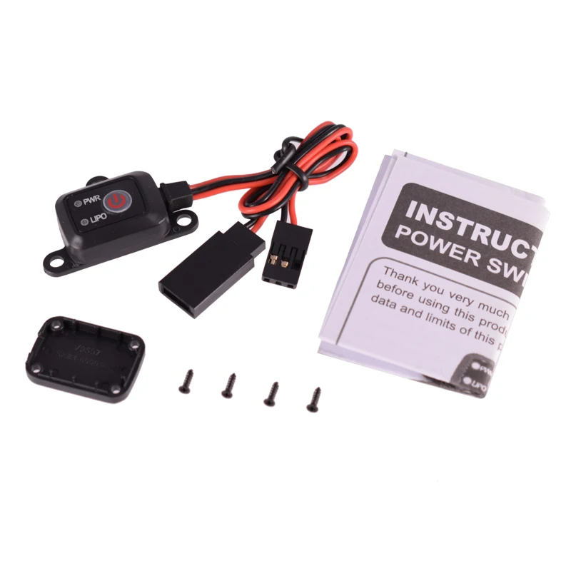 SKYRC Power Switch On/Off MCU Controlled LIPO NIMH Battery for 1/10 1/8 RC Car Helicopter
SKYRC Power Switch On/Off MCU Controlled LIPO NIMH Battery for 1/10 1/8 RC Car Helicopter