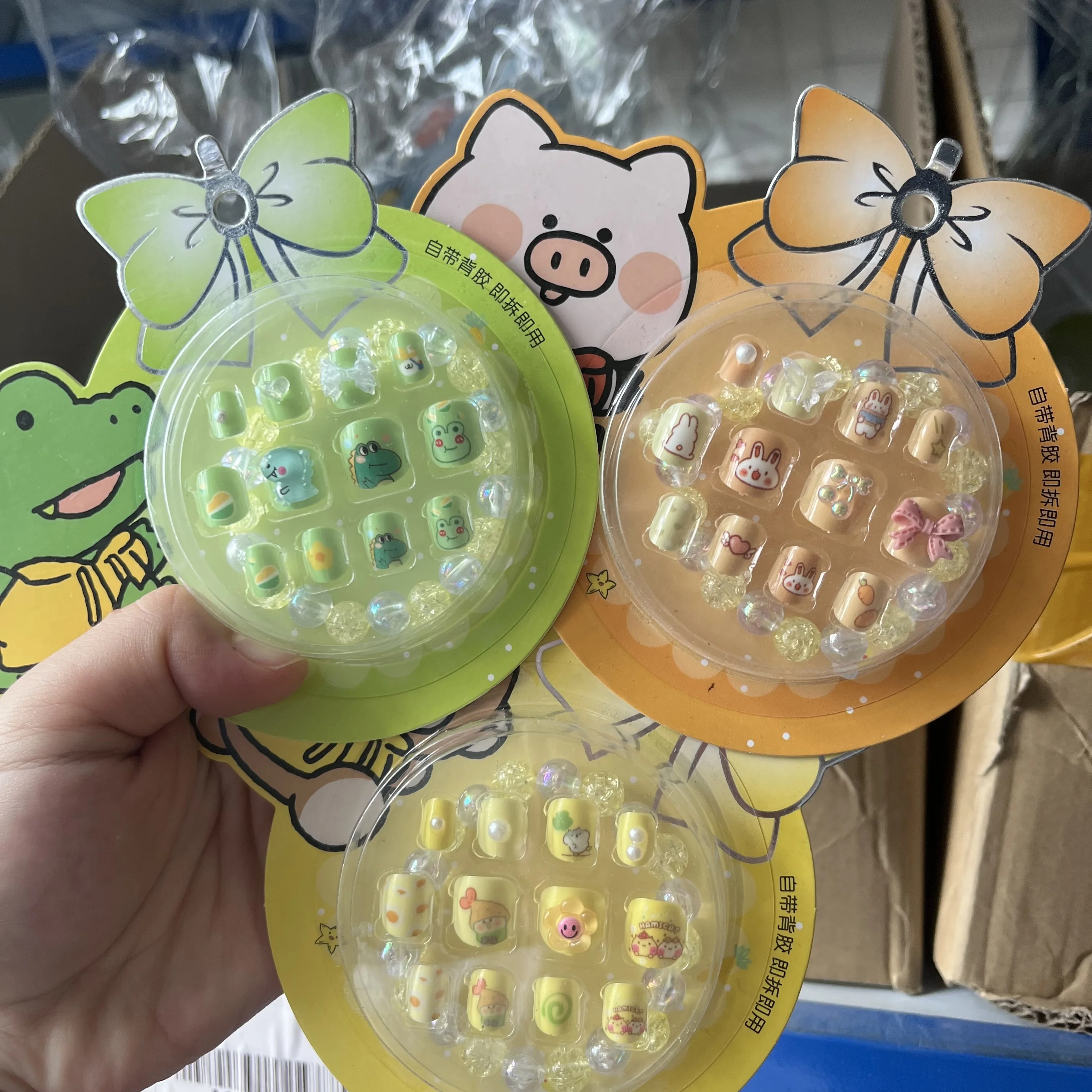 Cute Suitable For Children Applicable Girl Cartoon Detachable With Bracelet Manicure Nail Art Fake Nail Press-on Strips Patch *#
Cute Suitable For Children Applicable Girl Cartoon Detachable With Bracelet Manicure Nail Art Fake Nail Press-on Strips Patch *#