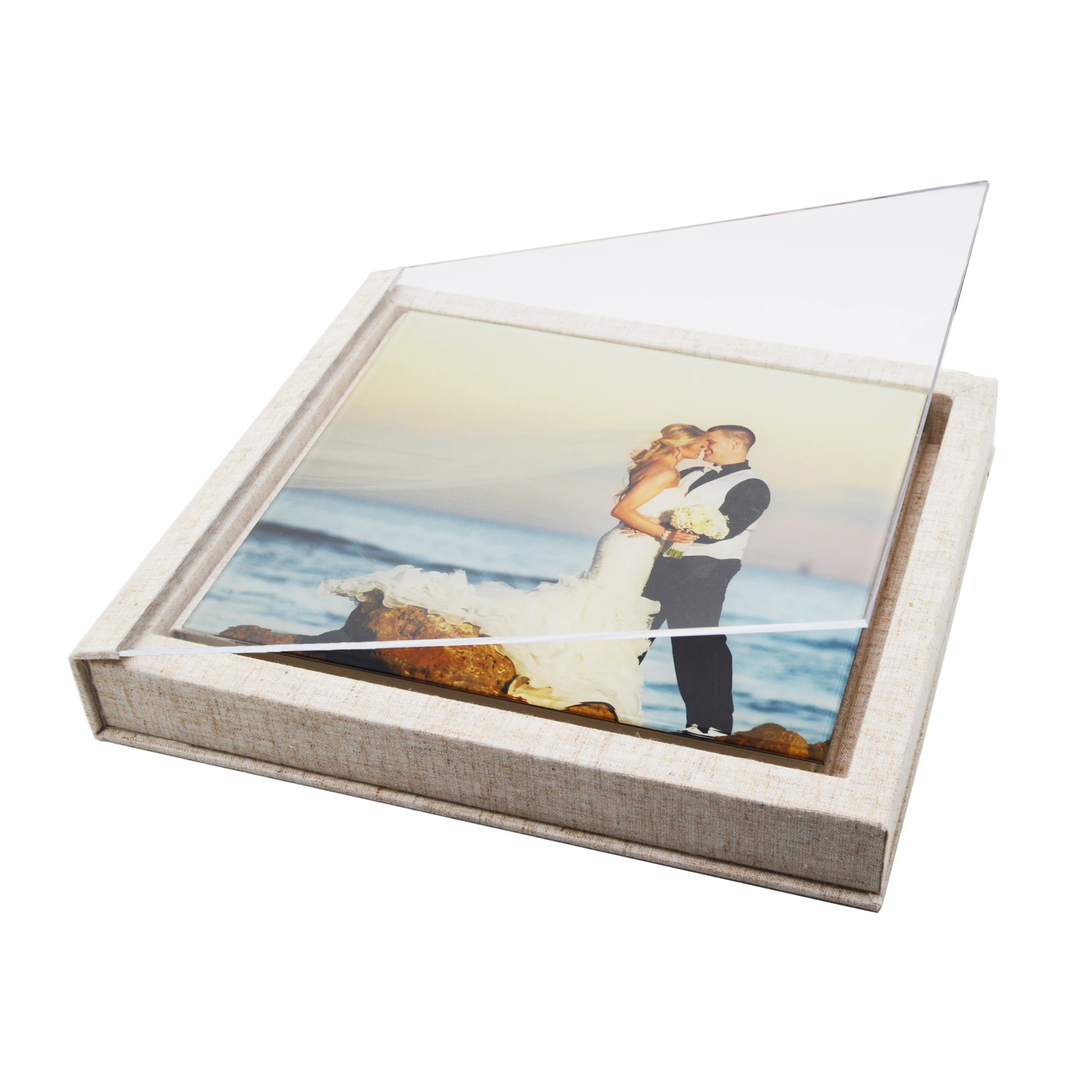 Personalized linen cover photo album, slide in style, family travel wedding anniversary commemorative photo frame 
Personalized linen cover photo album, slide in style, family travel wedding anniversary commemorative photo frame