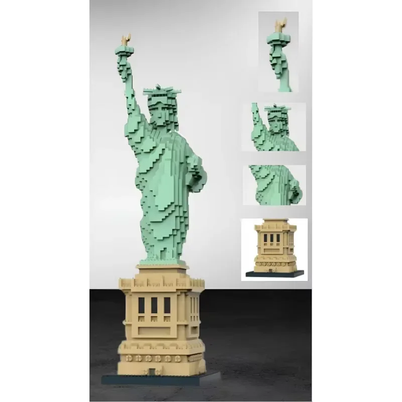 Micro Building Block Creative Toy Statue of Liberty City History Education Adult Figurine Children's Holiday Gift
Micro Building Block Creative Toy Statue of Liberty City History Education Adult Figurine Children's Holiday Gift