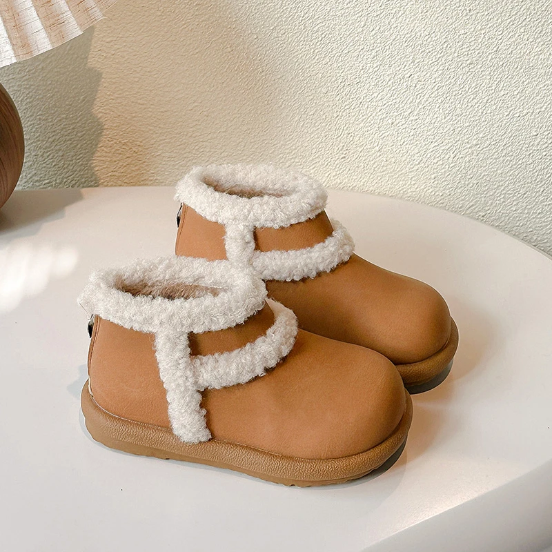 Boys Girls Ankle Boots Round Toe Sweet Kids Warm Boots Suede for Winter 2025 New Fashion Children Short Boots Non-slip Trendy
Boys Girls Ankle Boots Round Toe Sweet Kids Warm Boots Suede for Winter 2025 New Fashion Children Short Boots Non-slip Trendy