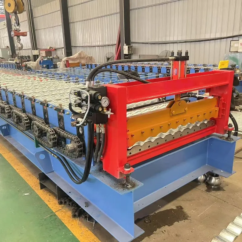Customized Corrugated Sheet Metal Making Machine High Quality Metal Roll Forming Machine Roofing Sheet Making Machine
Customized Corrugated Sheet Metal Making Machine High Quality Metal Roll Forming Machine Roofing Sheet Making Machine
