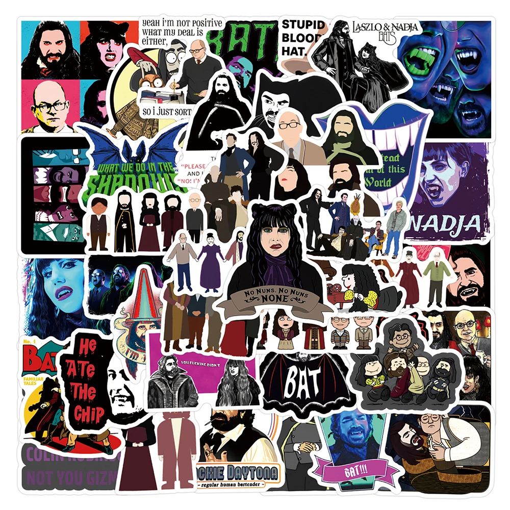 10/30/50pcs What We Do in the Shadows Cartoon Stickers Cool Sticker Decoration DIY Laptop Phone Water Bottle PVC Graffiti Decals
10/30/50pcs What We Do in the Shadows Cartoon Stickers Cool Sticker Decoration DIY Laptop Phone Water Bottle PVC Graffiti Decals