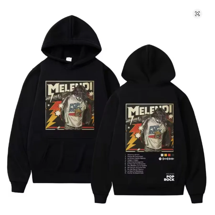 Rapper Melendi 2026 Tour Graphic Hoodie Men Women Hip Hop Fashion Vintage Sweatshirt Pullover Male Gothic Rock Oversized Hoodies
Rapper Melendi 2026 Tour Graphic Hoodie Men Women Hip Hop Fashion Vintage Sweatshirt Pullover Male Gothic Rock Oversized Hoodies