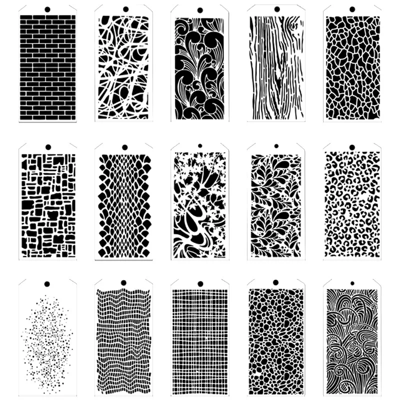 15pcs Dot Painting Hollow Out Template - Reusable Hand Copied Board for Color Drawing Scratchcard Art DIY
15pcs Dot Painting Hollow Out Template - Reusable Hand Copied Board for Color Drawing Scratchcard Art DIY