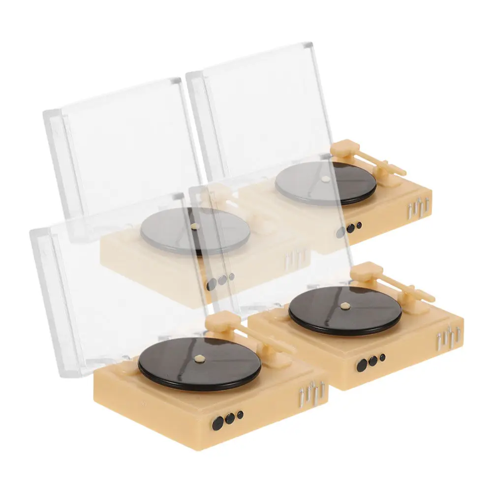 4Pcs Miniature Cd Player Retro Record Player Simulation for Dollhouse Living Room Bedroom Mini Furniture Decoration
4Pcs Miniature Cd Player Retro Record Player Simulation for Dollhouse Living Room Bedroom Mini Furniture Decoration