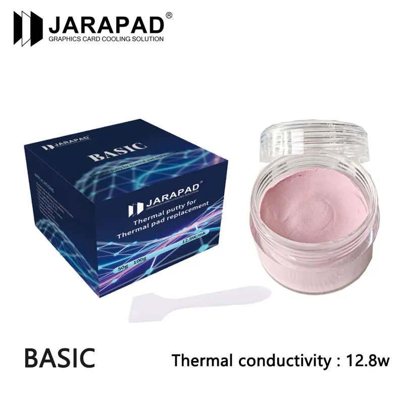 JARAPAD Thermal Putty 12.8W For VGA GPU IC Processor Rapid Cooling,Non-Electrical Conductive Non-Curing&No Bleeding
JARAPAD Thermal Putty 12.8W For VGA GPU IC Processor Rapid Cooling,Non-Electrical Conductive Non-Curing&No Bleeding