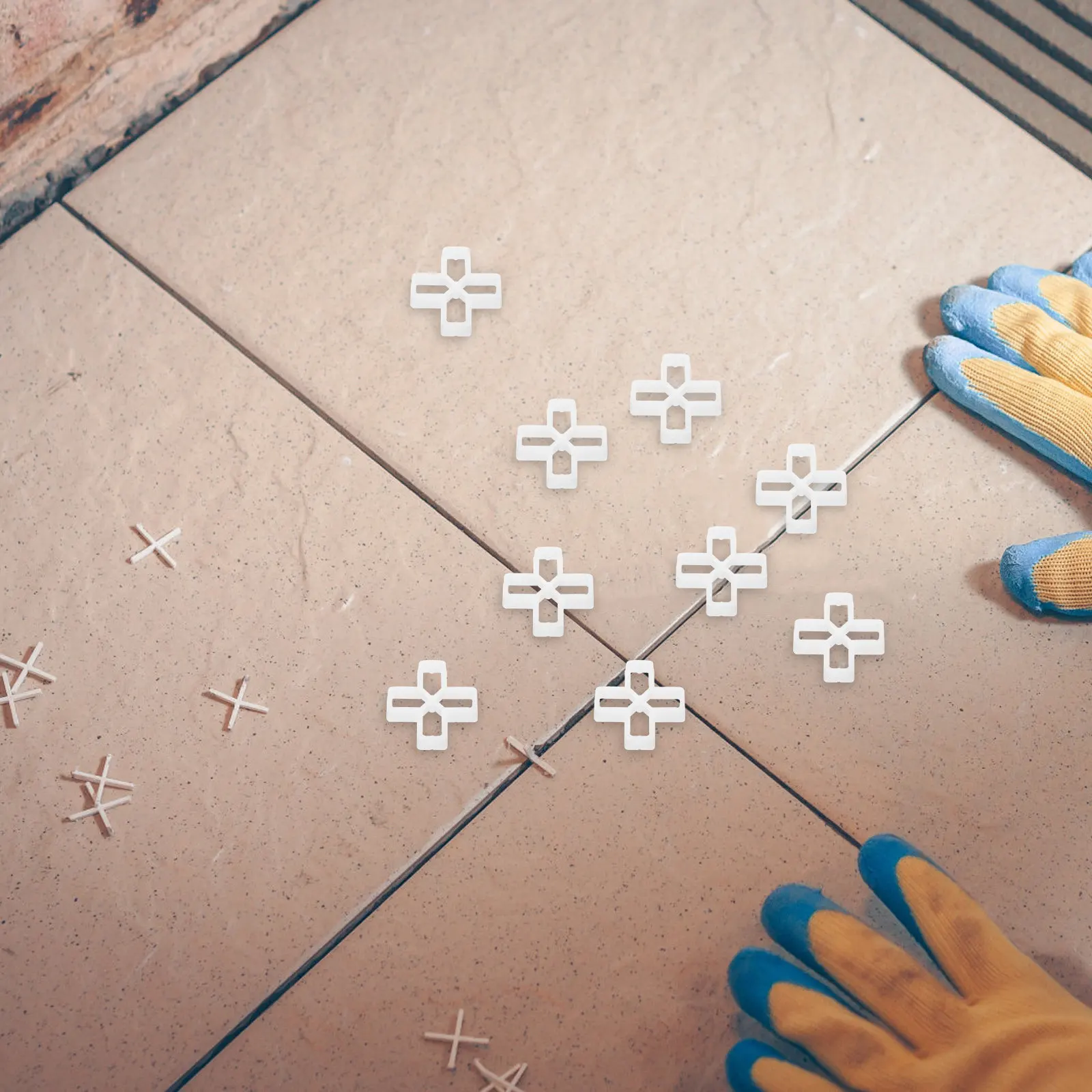 100 шт. 10-мм крестообразных распорок для плитки, прочные пластиковые разделители для затирки швов, для системы выравнивания напольной и настенной плитки
100 шт. 10-мм крестообразных распорок для плитки, прочные пластиковые разделители для затирки швов, для системы выравнивания напольной и настенной плитки