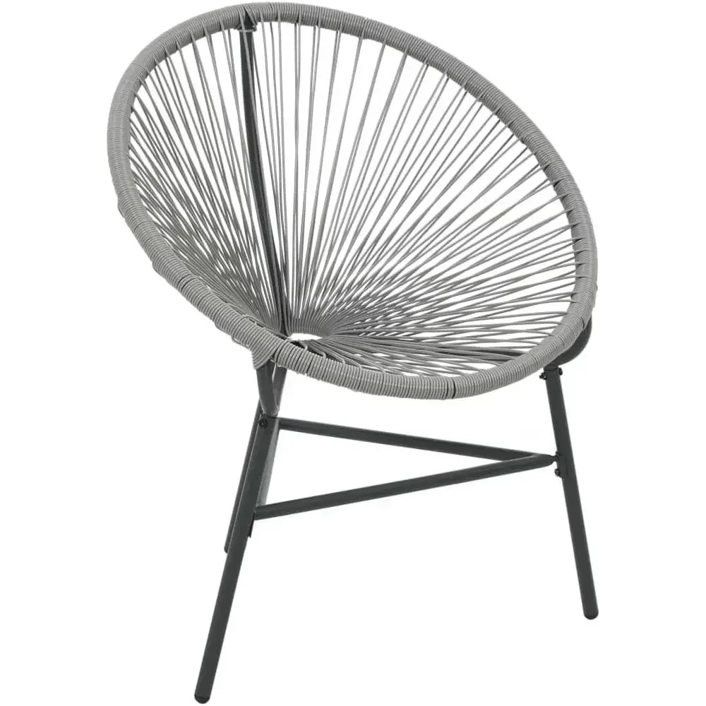 Water-Resistant Poly Rattan Outdoor Chair with Powder-Coated Steel Frame for Patio and Garden
Water-Resistant Poly Rattan Outdoor Chair with Powder-Coated Steel Frame for Patio and Garden