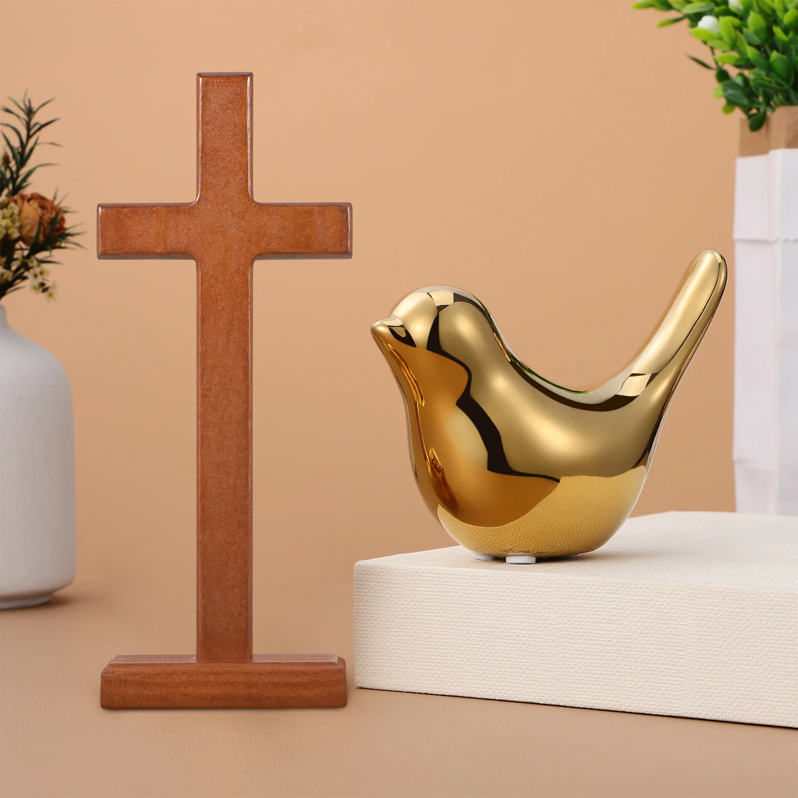 Wooden Standing Cross Beechwood Stable Design Smooth Finish Christian Home Church Office Decor Standing Cross Wood Figurine
Wooden Standing Cross Beechwood Stable Design Smooth Finish Christian Home Church Office Decor Standing Cross Wood Figurine