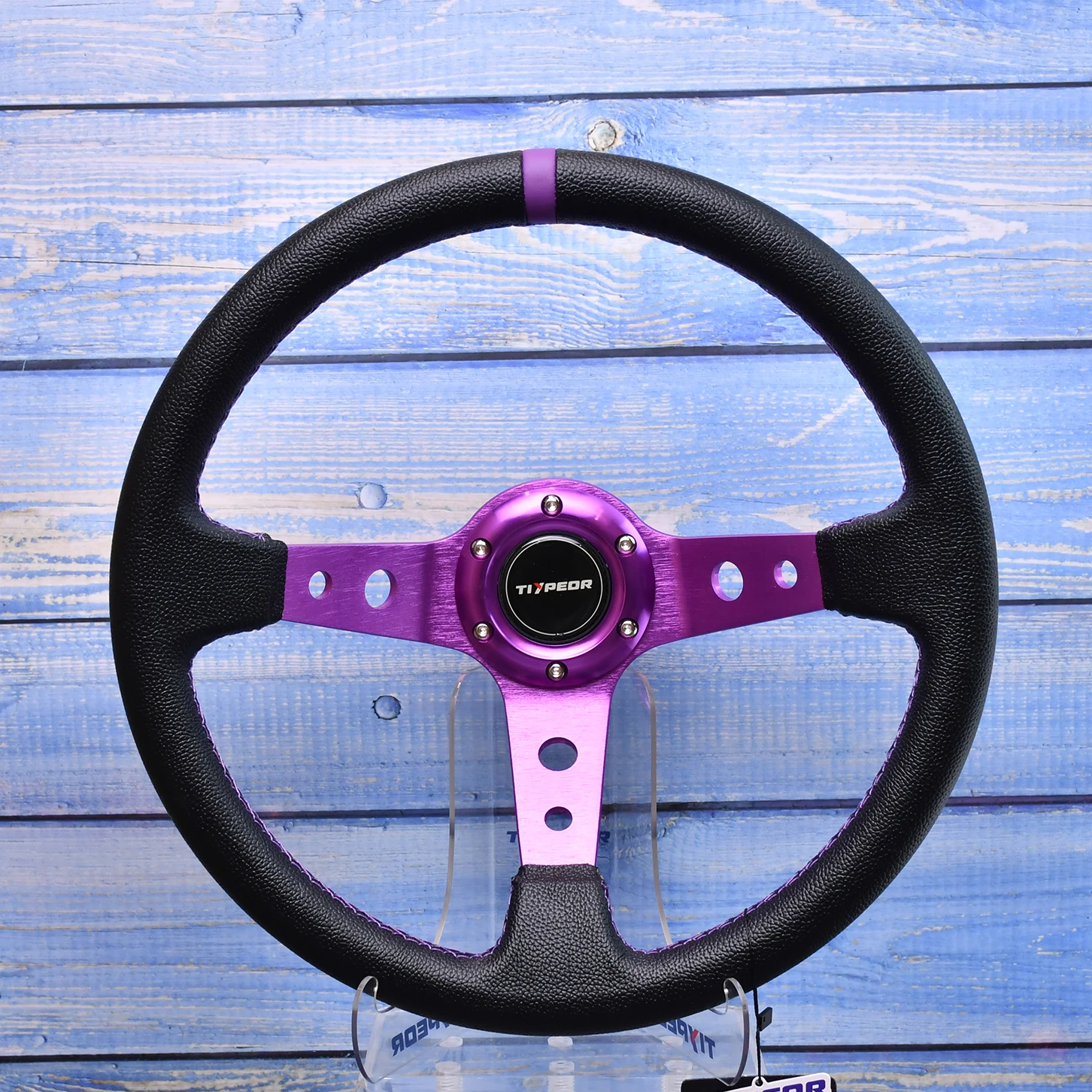 Tiypeor Alluring Purple Frame Deep Dish Style Universal Steering Wheel for Cars 14-Inch Racing Model Auto Accessories
Tiypeor Alluring Purple Frame Deep Dish Style Universal Steering Wheel for Cars 14-Inch Racing Model Auto Accessories