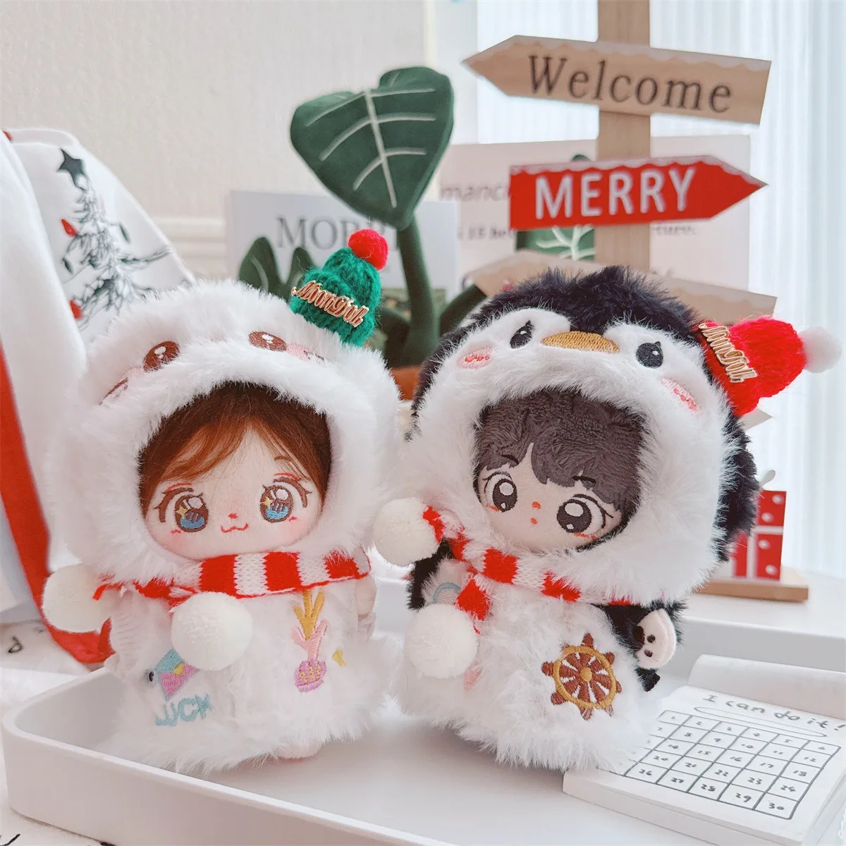 10CM Doll Christmas Hat Red Cloak Handmade Doll Clothes For 10CM Cotton Doll Accessories Xmas Snowman Decoration Supplies
10CM Doll Christmas Hat Red Cloak Handmade Doll Clothes For 10CM Cotton Doll Accessories Xmas Snowman Decoration Supplies